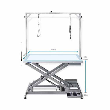 Artero Table Électrique Led Large (Haut. 25 À 95 Cm)