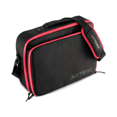 Artero Maleta Atenea Rectangular Negra Y Roja