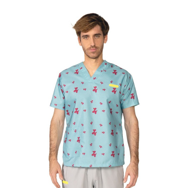 Artero Casaca Denver Estampado Turquesa 