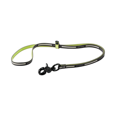 Artero Laisse Ganges PVC Sangle Noire et Néon (50CM)