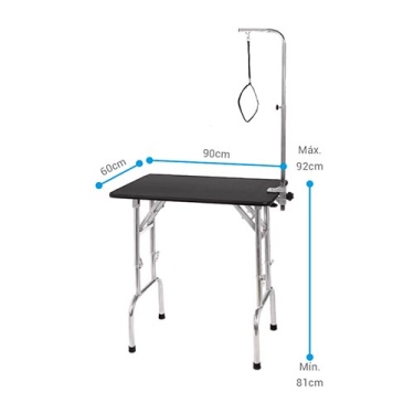 Artero Expo Table. Adjustable with Arm.