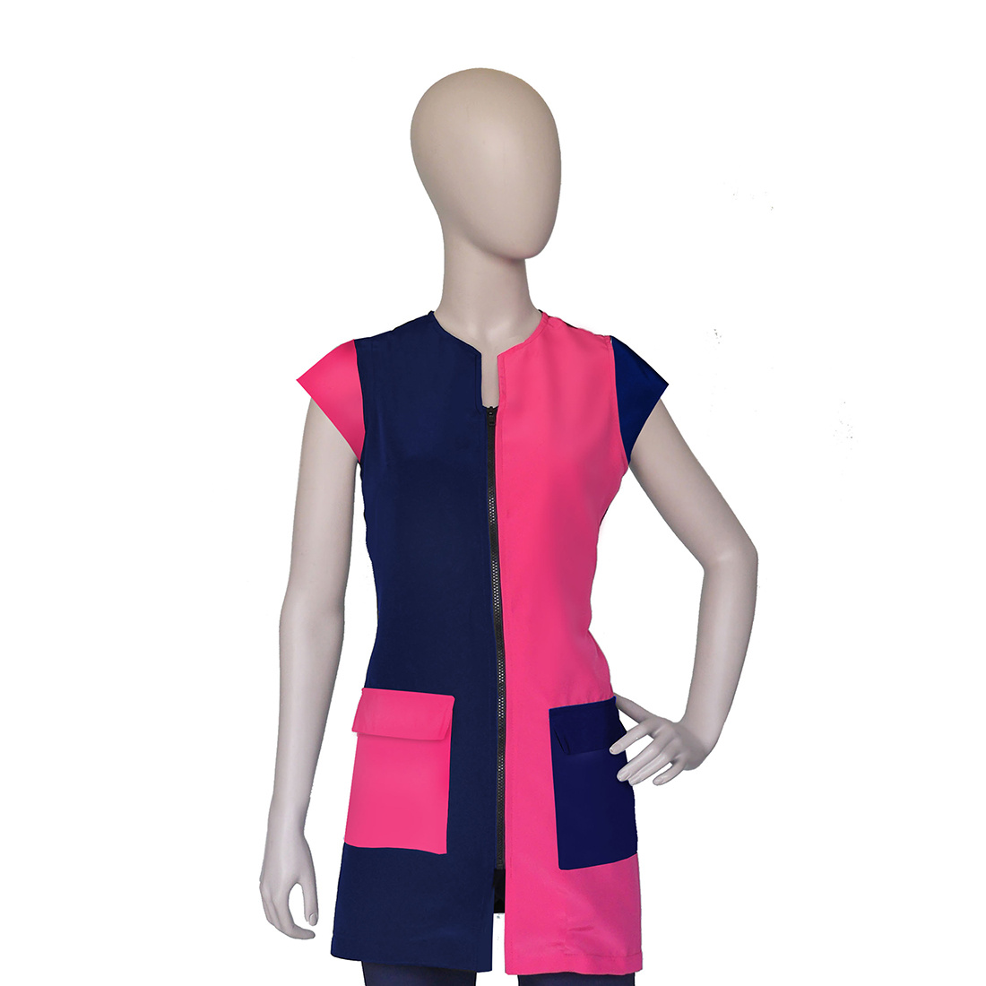 Artero Workshirt Natalie Blue/Fucsia