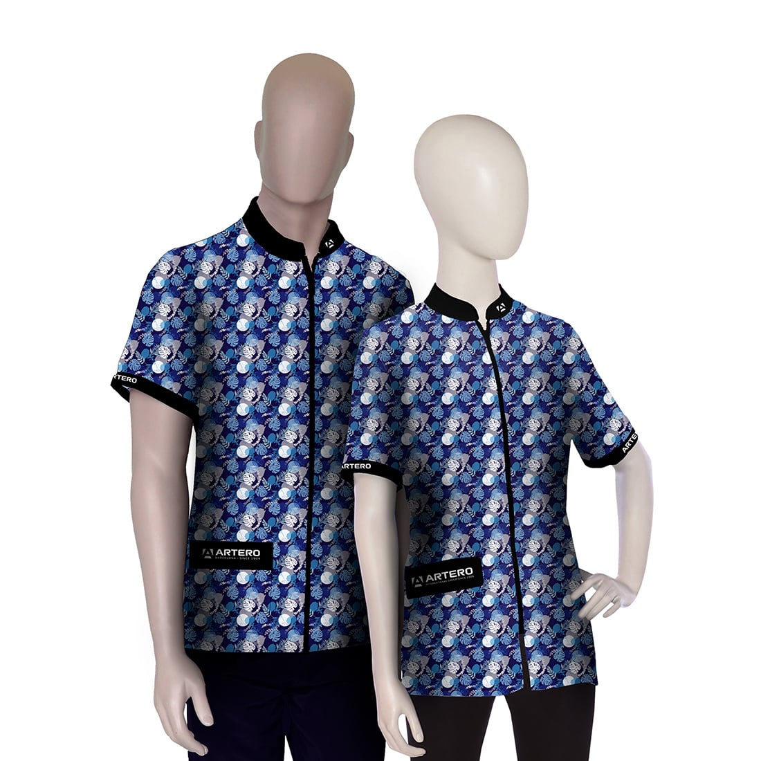 Artero Blue Miami Smock