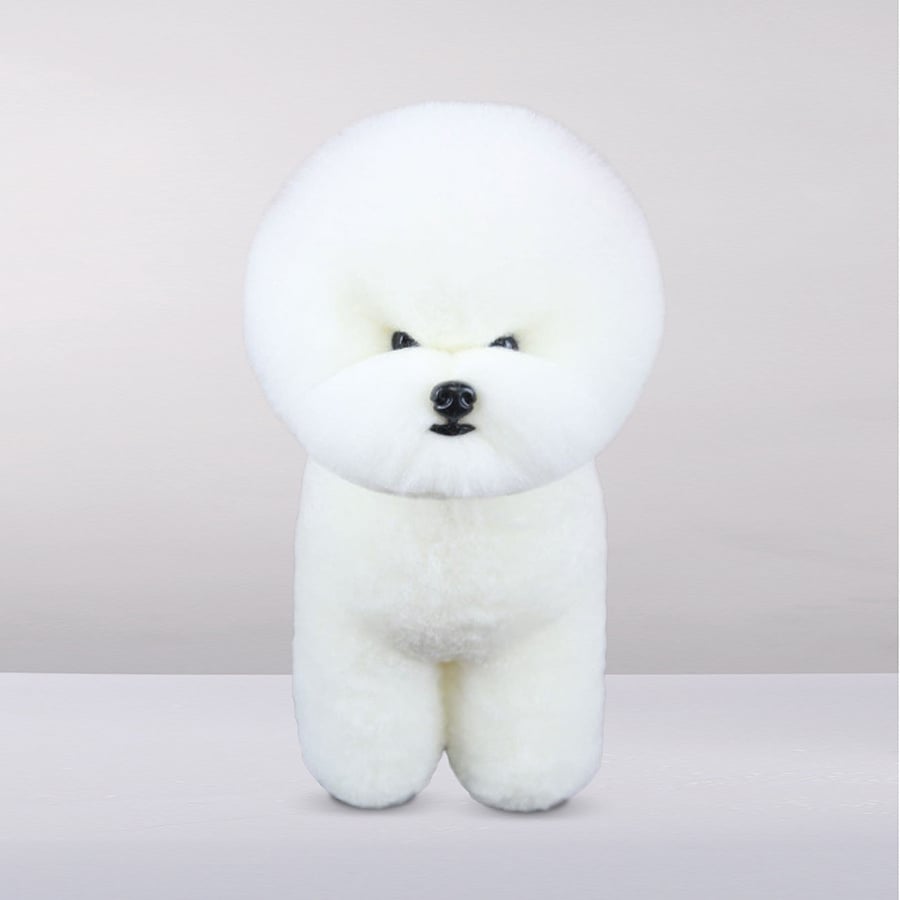 Artero Mural Model Dog Bichon Frise Wig